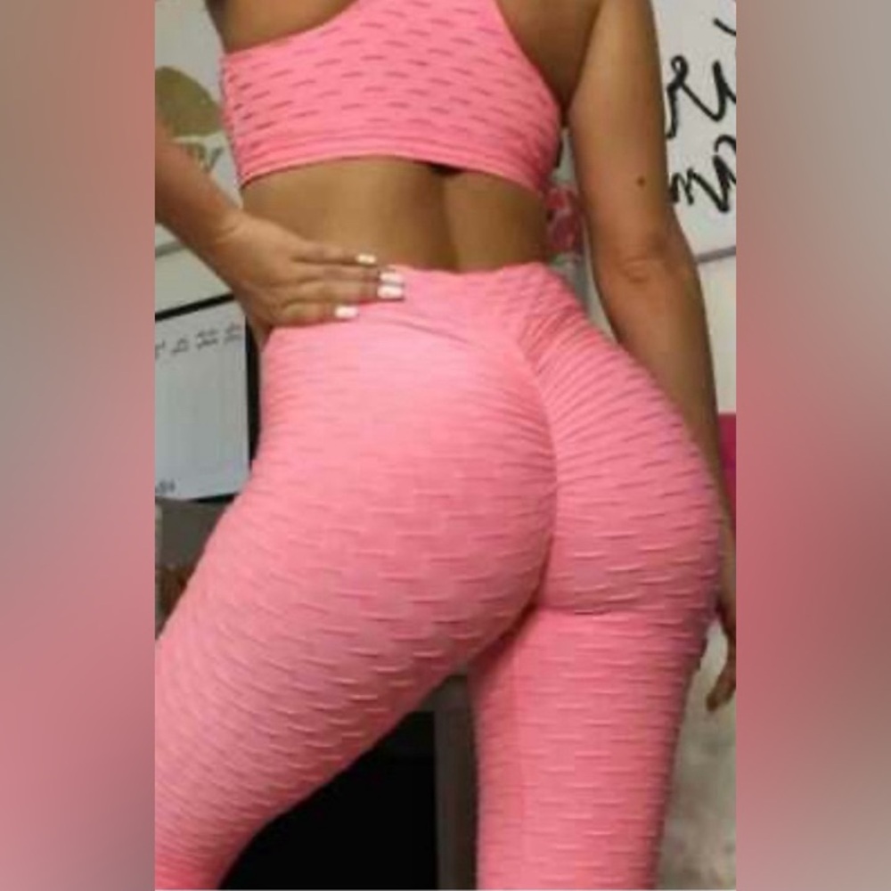 NWOT TikTok Viral Elite Collection Ombré Solar Scrunch Booty Textured Leggings